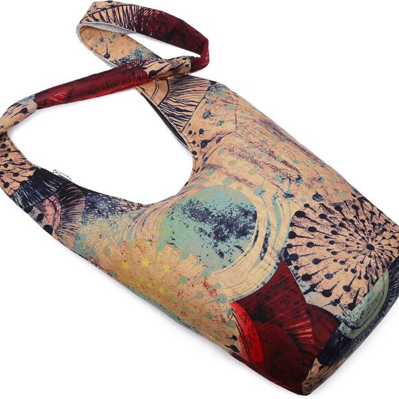 Women Shoulder Handbags Fashion canvas Hippie Crossbody Bags Bohemian Animal Pri - Picture 3 of 9